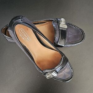 Coach Signature Pauleen Loafers Black